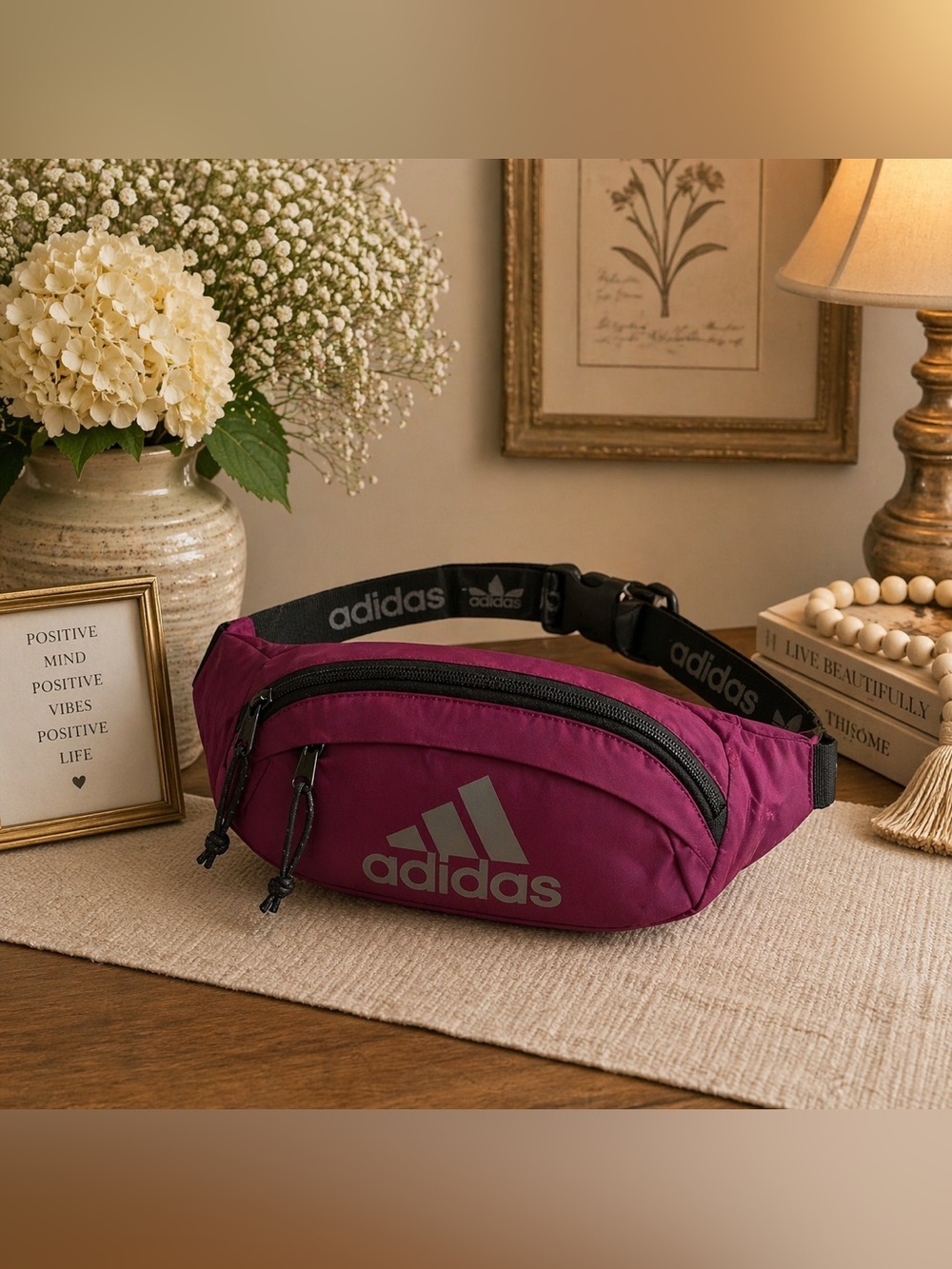 ADIDAS - CORE WAIST PACK - CROSSBODY - FANNY PACK with Adidas hoodie bundle